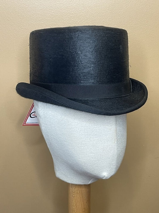 BLACK TOP HAT 6 5/8