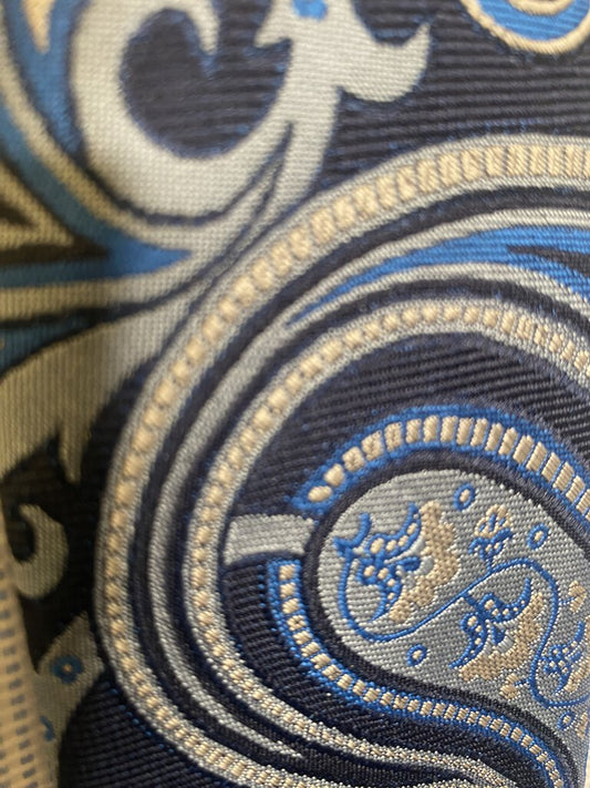 BLUE PAISLEY TIE