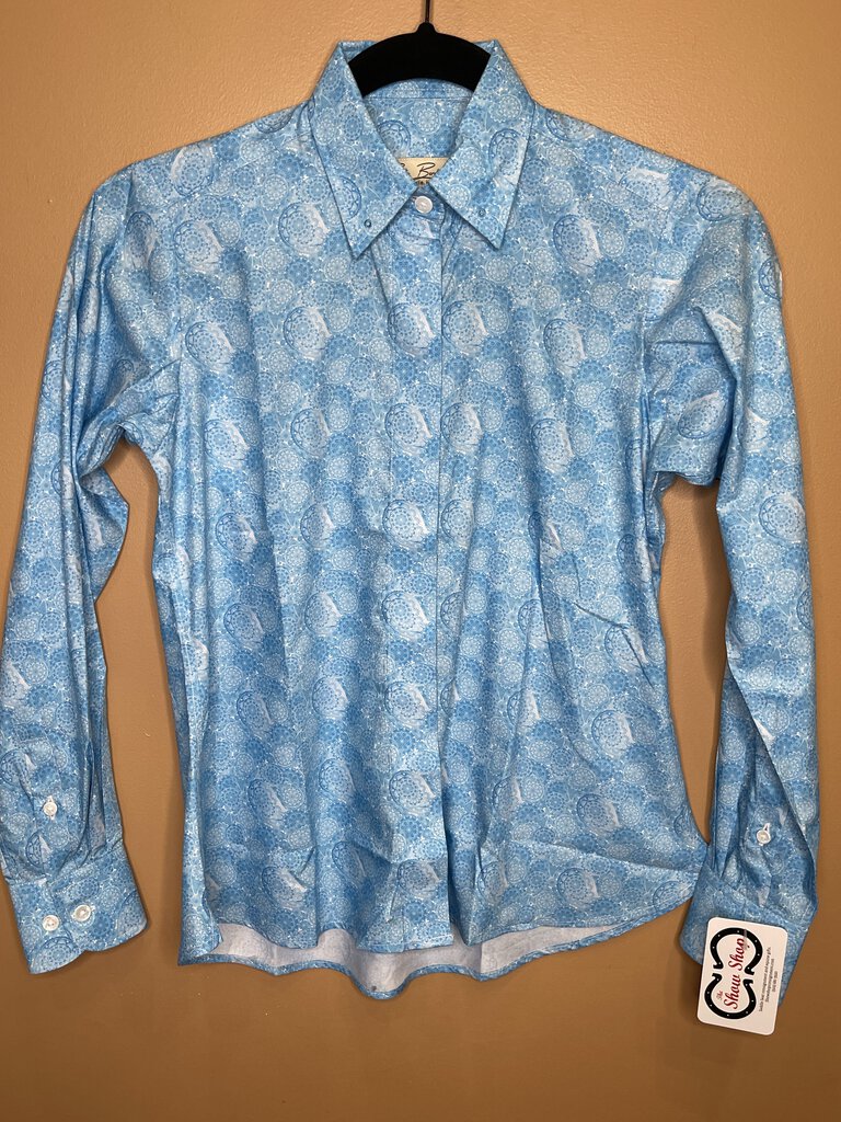 TEAL PAISLEY BETTY BERDINE SHIRT