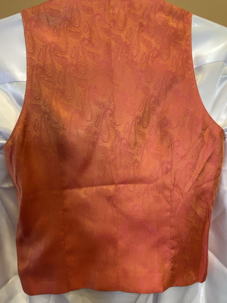 ORANGE SATIN ELLIE MAY VEST