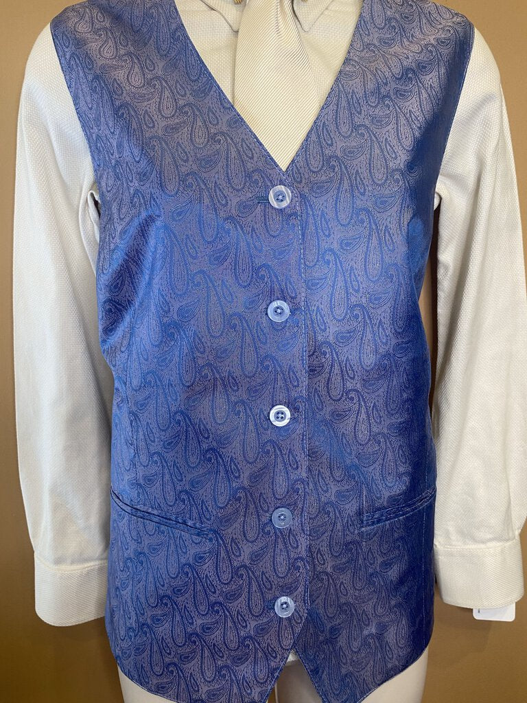 BLUE PAISLEY ELLIE MAY VEST