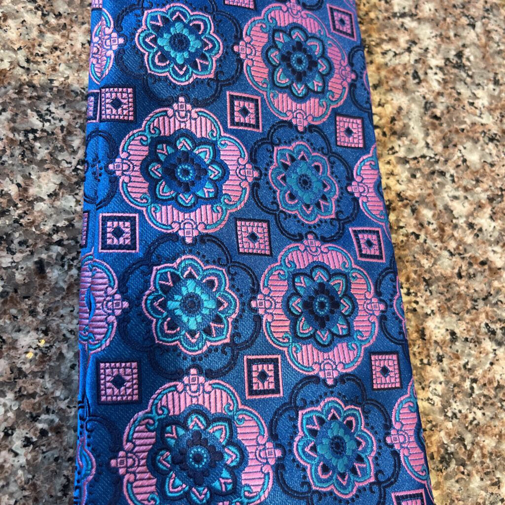 BLUE ,PINK, AND TEAL PATTERN