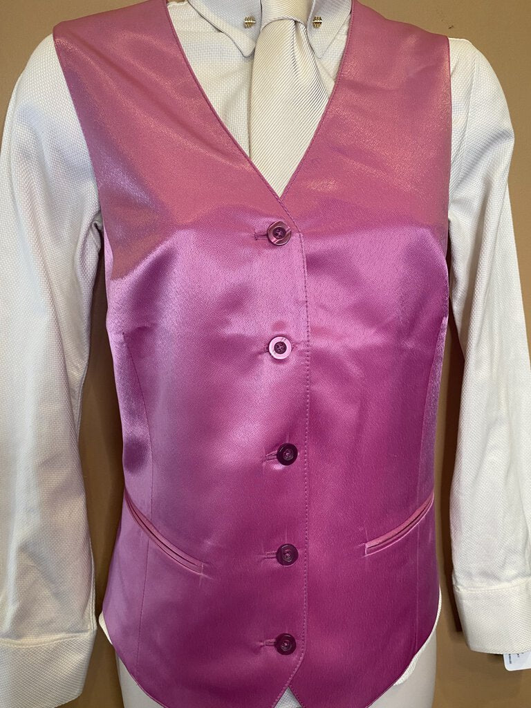 PINK SATIN ELLIE MAY VEST