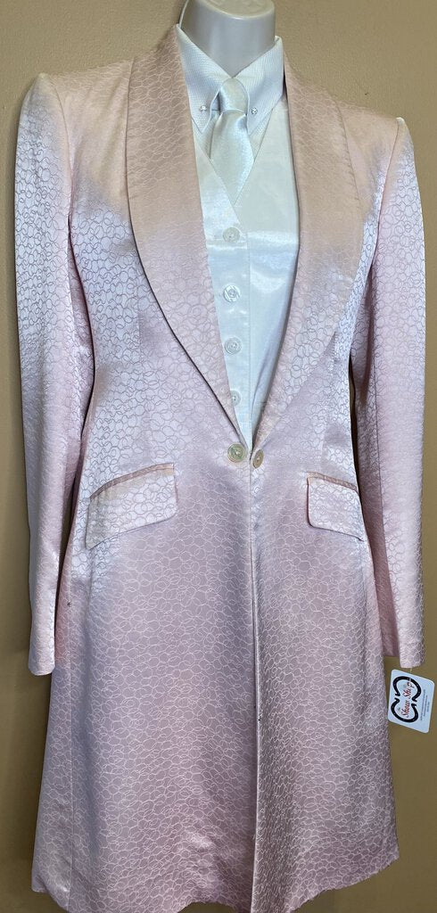 PINK CIRCLES WITH SHEEN BECKER BROTHERS DAY COAT