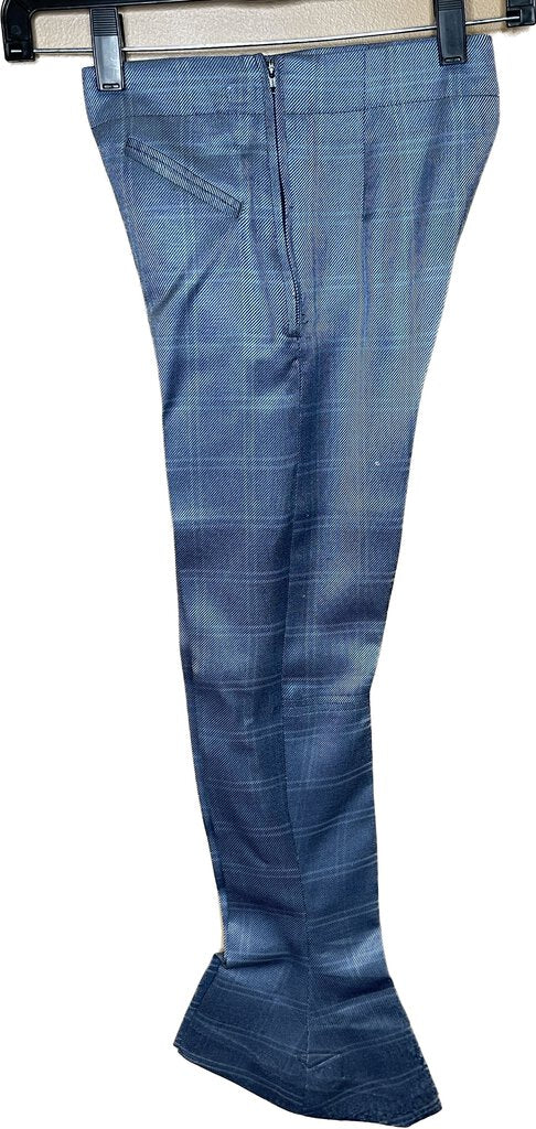 BLUE/GRAY WINDOWPANE BECKER BROTHERS DAY SUIT