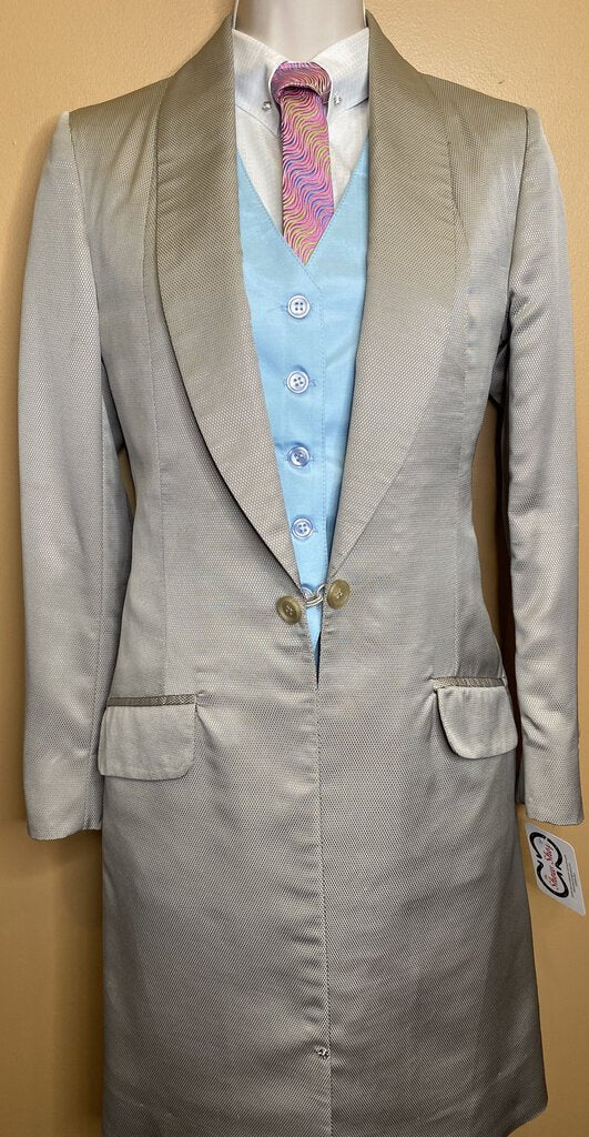 TAUPE DIAMOND PATTERN WITH SHEEN HAWKWOOD DAY COAT