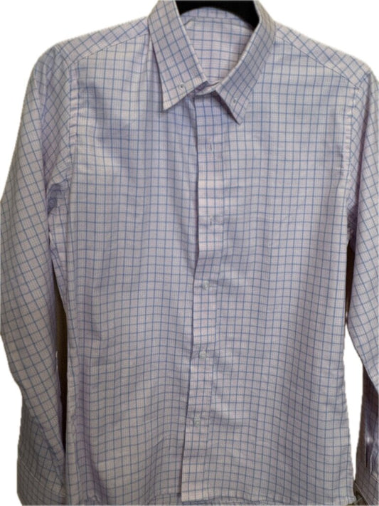 PINK WITH BLUE WINDOWPANE