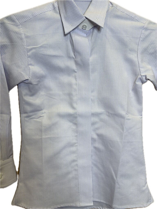 PURPLE SQUARES BETTY BERDINE SHIRT