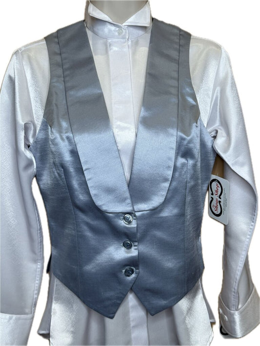ICE BLUE FORMAL VEST CM WITH NO BOW TIE