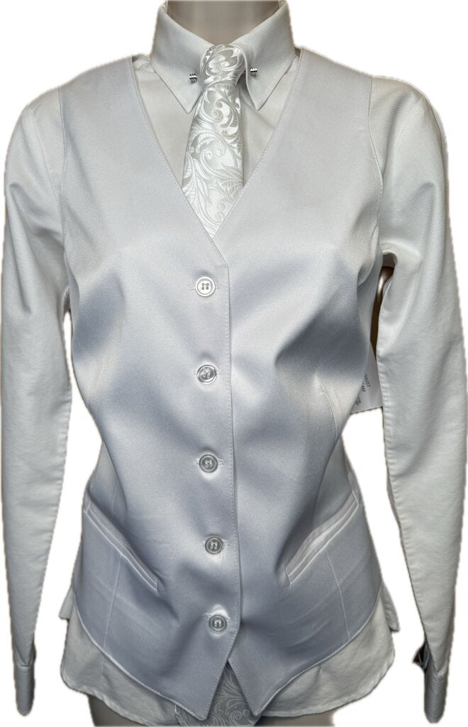 WHITE PATTERN ELLIE MAY SHIRT