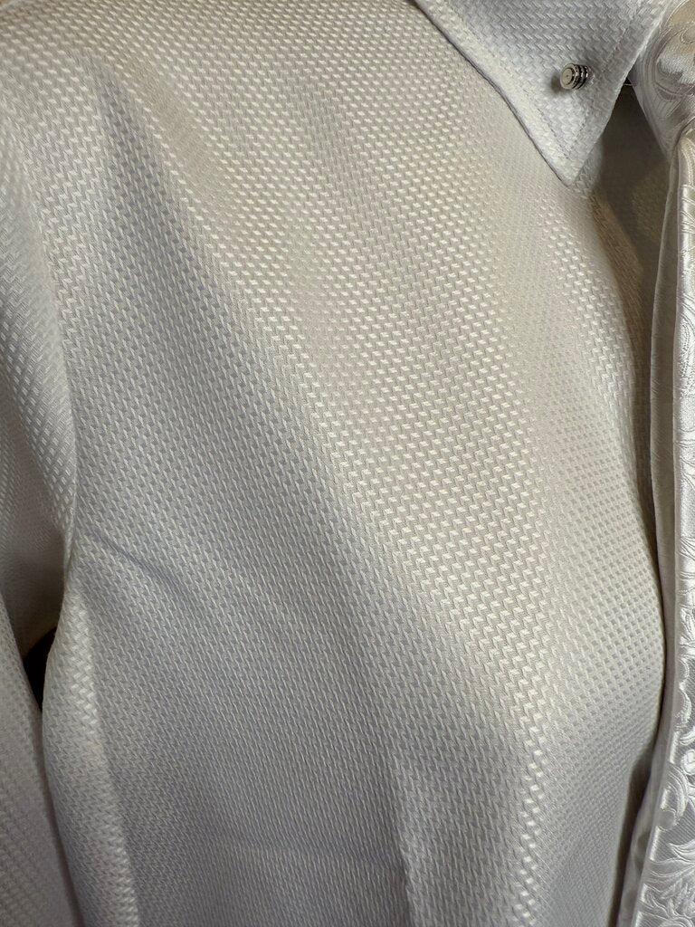 WHITE PATTERN BETTY BERDINE SHIRT