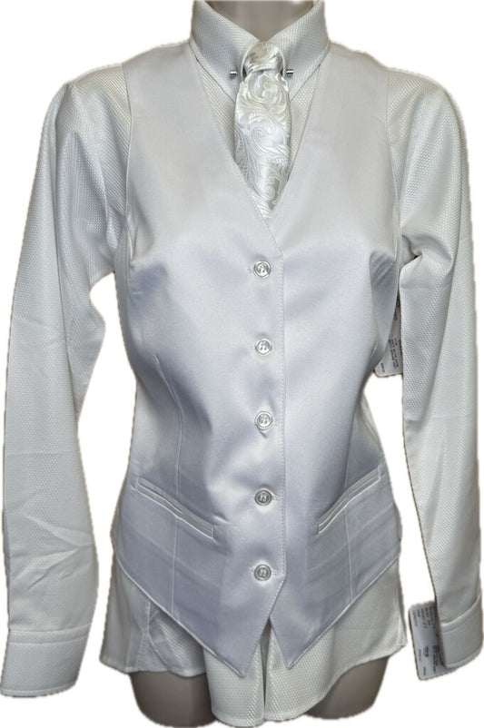 WHITE PATTERN BETTY BERDINE SHIRT