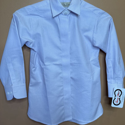PURPLE SQUARES BETTY BERDINE SHIRT