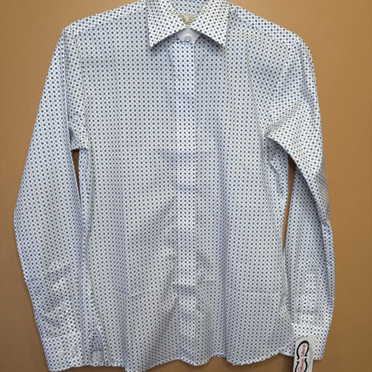 BLUE CIRCLES BETTY BERDINE SHIRT