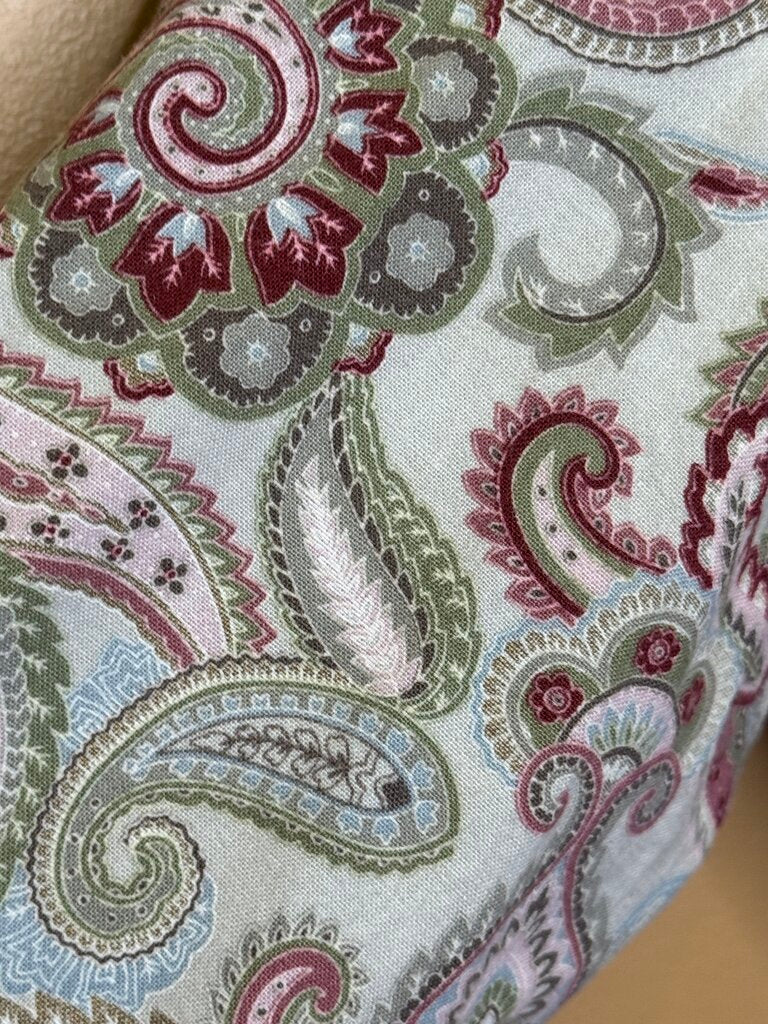 PINK, MAUVE, GREEN AND BLUE PAISLEY WELL SUITED SHIRT