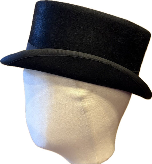 BLACK TOP HAT 6 3/4