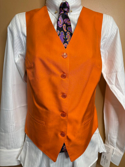 ORANGE BECKER BROTHERS VEST