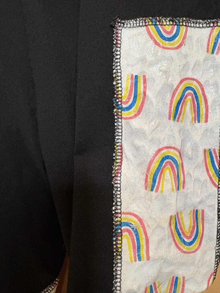 BLACK JOD WITH RAINBOW PATCHES