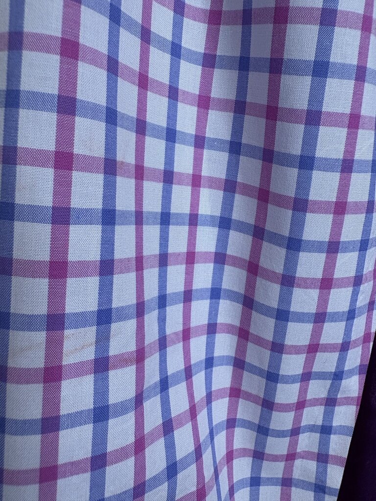 PINK AND PURPLE CHECK DEREGNAUCOURT SHIRT