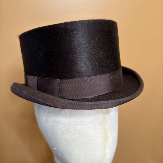 BROWN TOP HAT 6.5 LECHEVAL