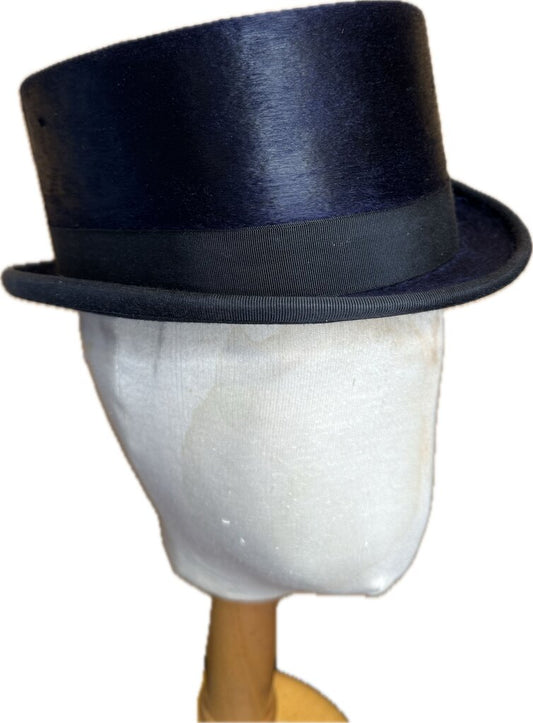 NAVY TOP HAT 6 5/8 LECHEVAL