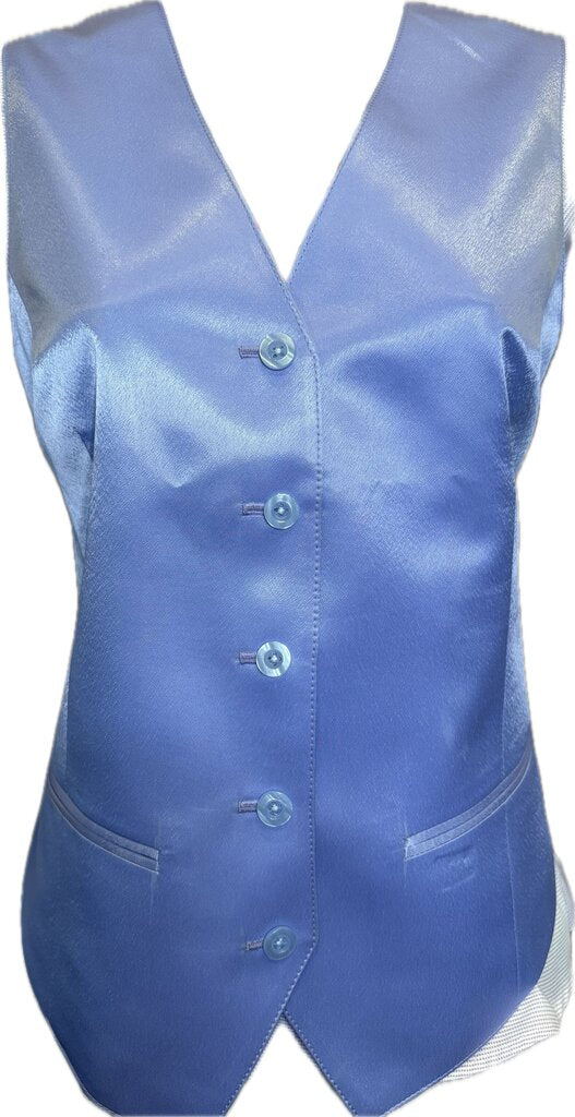 PURPLE SATIN ELLIE MAY VEST