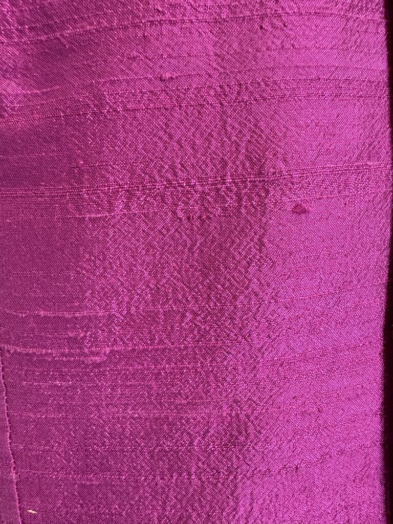 PINK AND GREEN REVERSIBLE DUPIONI SILK VEST