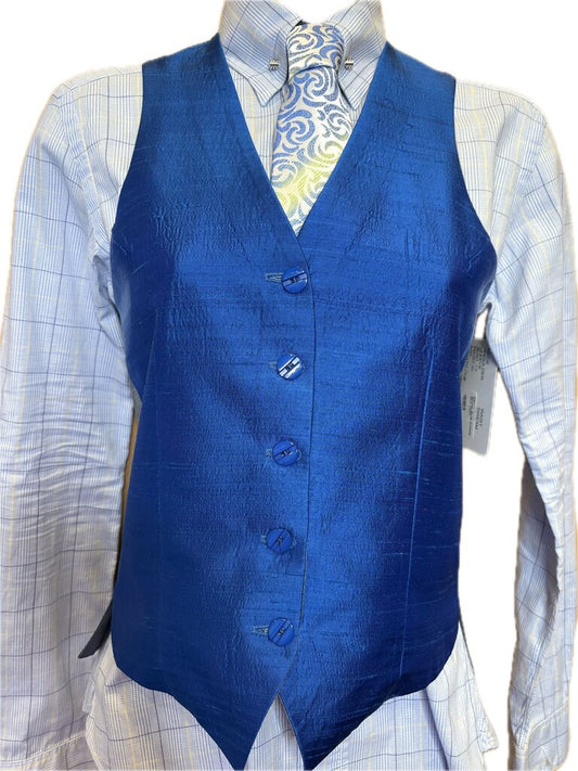 BLUE WITH YELLOW WINDOWPANE B. BROTHERS SHIRT