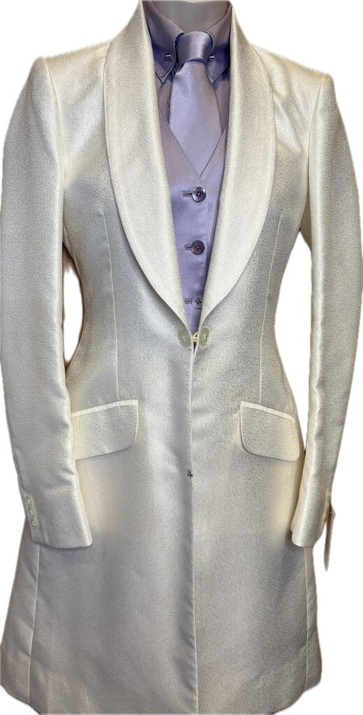 IVORY SWIRLS BECKER BROTHERS DAY COAT