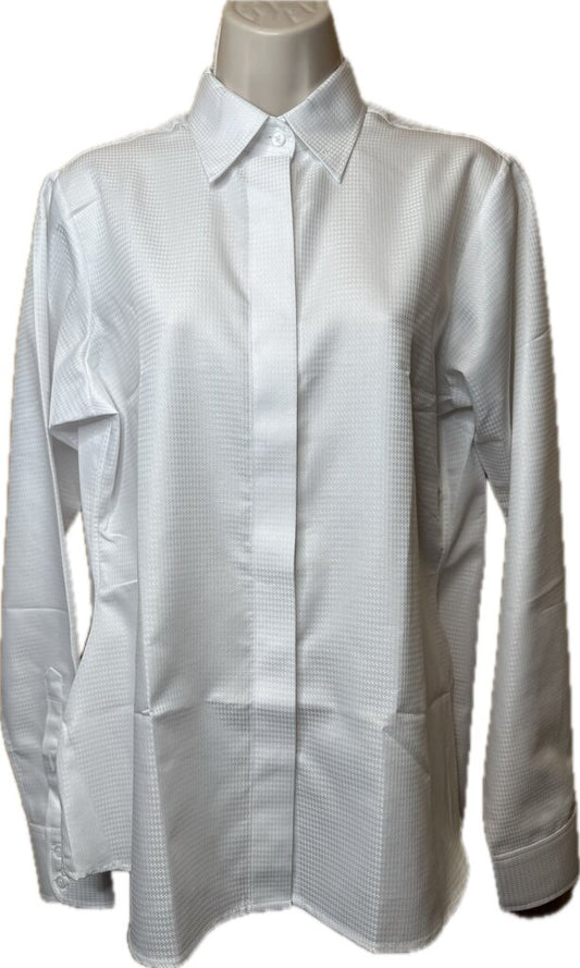 WHITE PATTERN BETTY BERDINE SHIRT