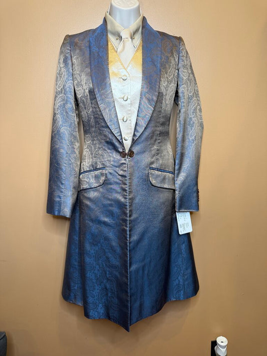 TAUPE SATIN BETTY BERDINE SHIRT