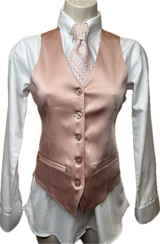 PINK SATIN BETTY BERDINE VEST