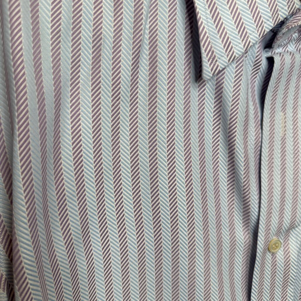 PINK AND BLUE HERRINGBONE BBROS SHIRT