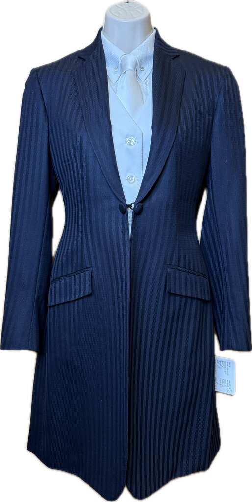 NAVY TONE ON TONE PATERN SHOW SEASONS DAY SUIT