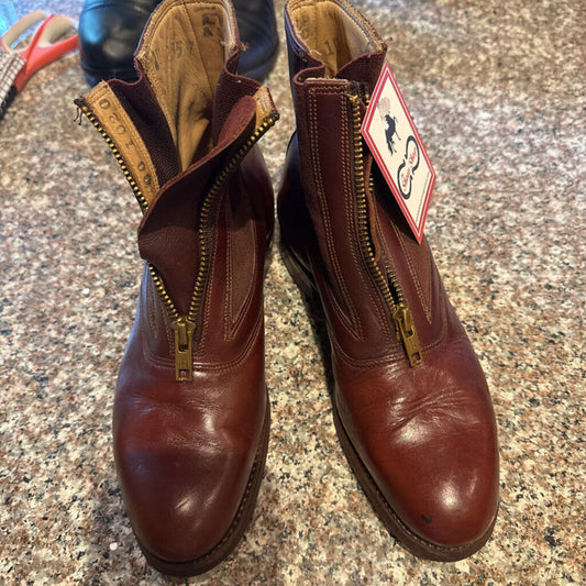 BROWN KROOP BOOTS SIZE 3.5