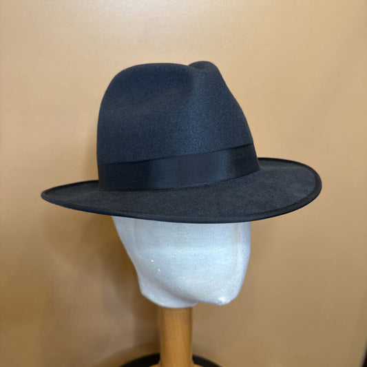 BLACK SNAP BRIM 6 7/8 DEREGNAUCOURT