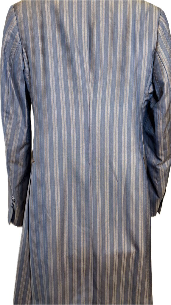 BROWN WITH BLUE STRIPE DEREGNAUCOURT DAY SUIT