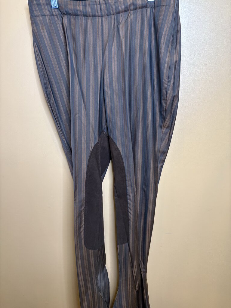 BROWN WITH BLUE STRIPE DEREGNAUCOURT DAY SUIT