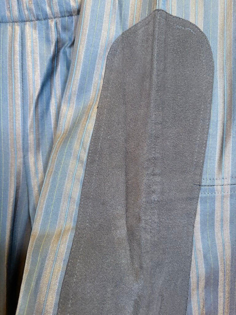 BROWN WITH BLUE STRIPE DEREGNAUCOURT DAY SUIT