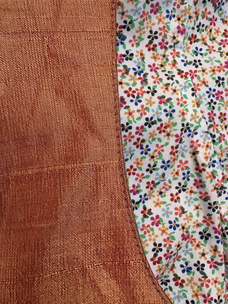 ORANGE SILK DEREGNAUCOURT VEST