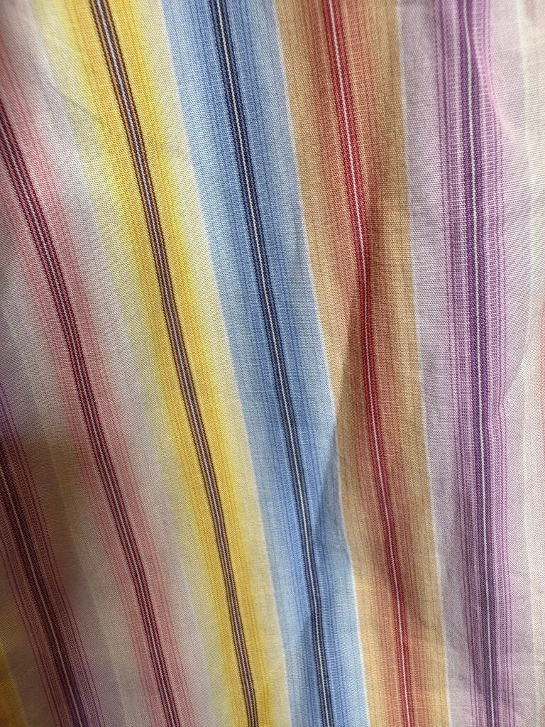 BLUE, PINK,PURPLE, YELLOW ORANGE STRIPE BBRO'S SHIRT