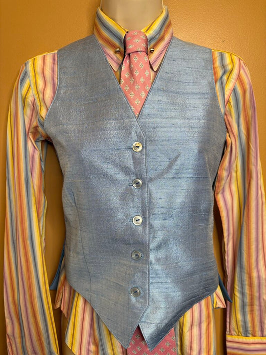 BLUE, PINK,PURPLE, YELLOW ORANGE STRIPE BBRO'S SHIRT