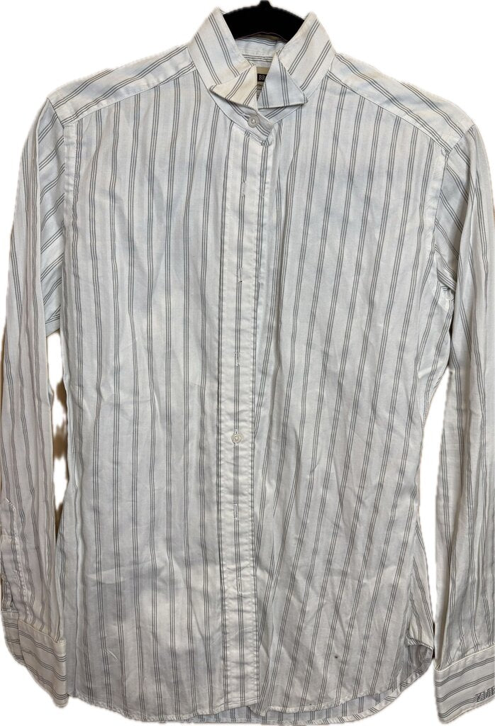 GRAY STRIPE FORMAL BBRO'S SHIRT