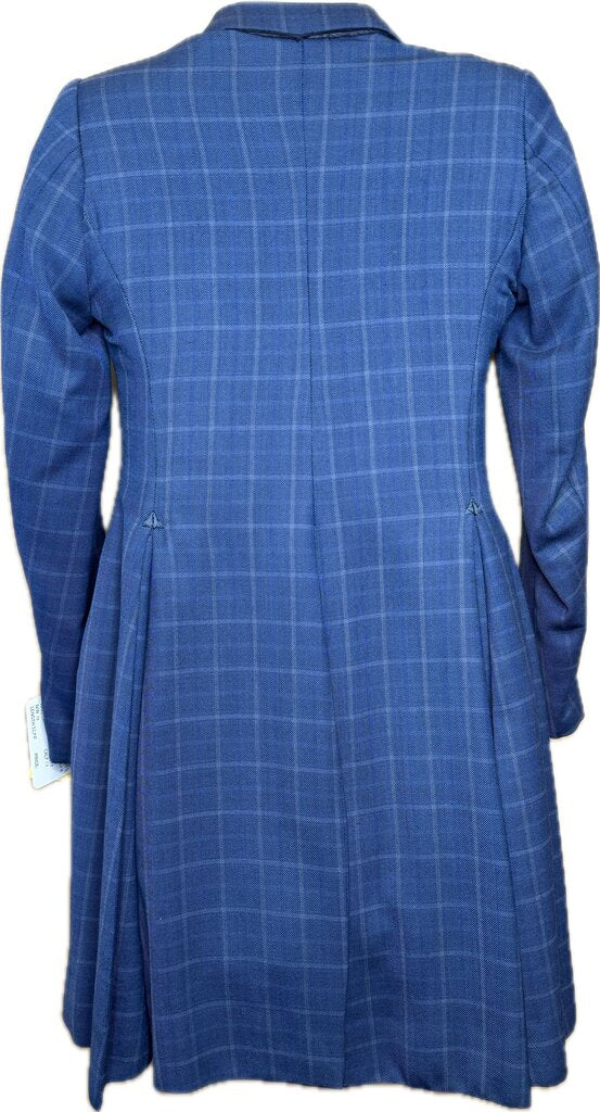 BLUE WITH GOLD WINDOWPANE CM DAY SUIT