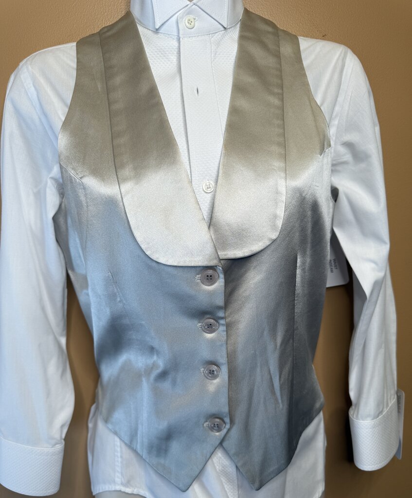 WHITE PIQUE FORMAL SHIRT