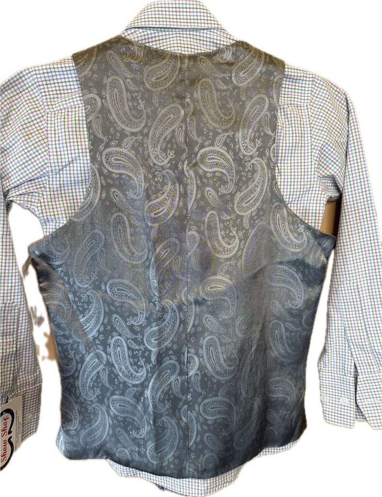 PURPLE SATIN BRB VEST