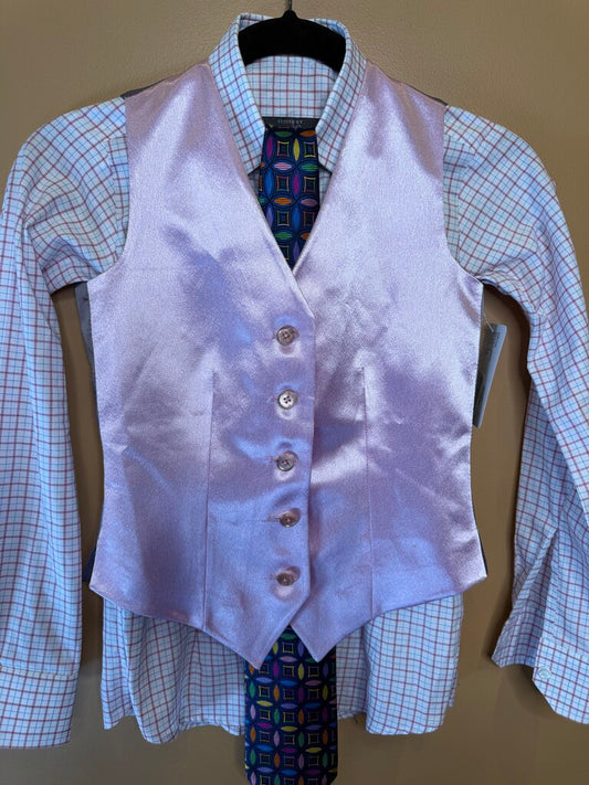 PINK AND BLUE CHECK ELLIE MAY SHIRT