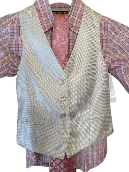 PINK AND WHITE CHECK BBRO'S SHIRT