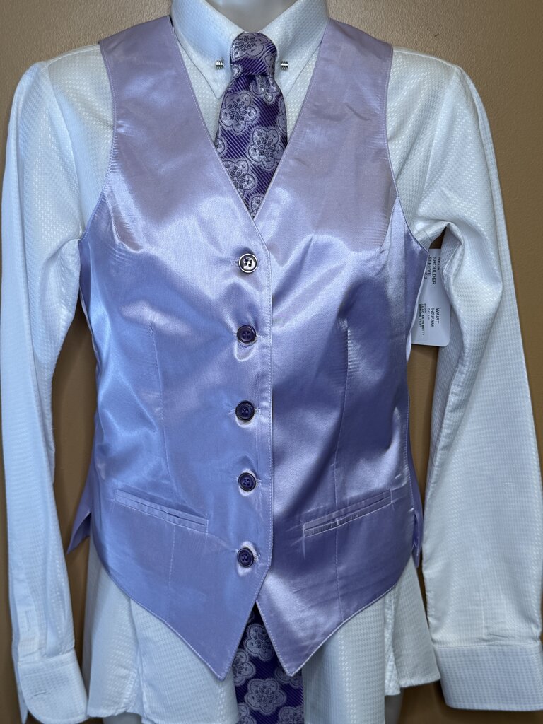 LILAC SATIN BETTY BERDINE VEST