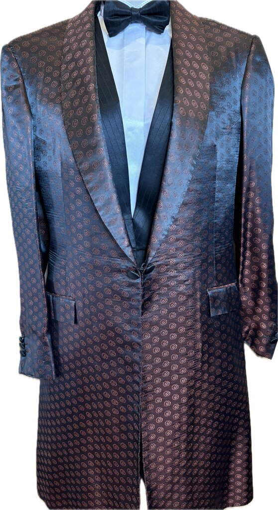 BLACK WITH BRONZE PATTERN DEREGNAUCOURT DAY COAT